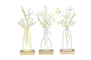 Aufsteller Blumen in Vase