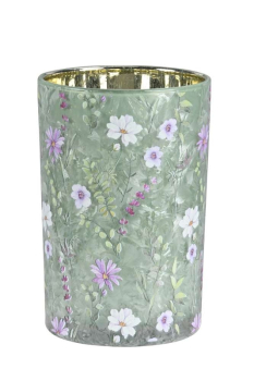 Windlicht "Blumen" in 3 Größen