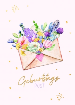 Card "Birthday Post" Green Moments