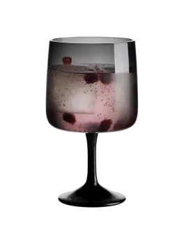 Preview: ASA Selection Stielglas grau – Elegantes Weinglas / Aperitifglas in Rauchgrau (0,2 l)