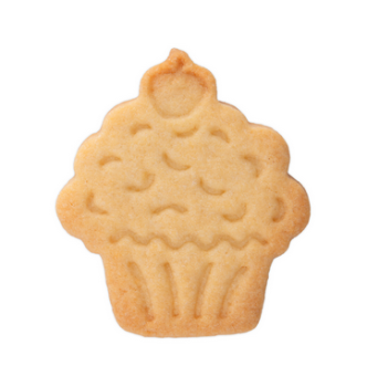 Muffin/Cupcake Embossing Cookie Cutter with Ejector
