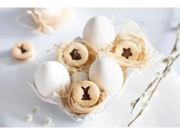 Städter Mini Easter Cookie Cutter Set – 4-Piece Stainless Steel Set for Treats & Decor