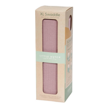 Muslin Cloth "Pure Soft Mauve" by Little Dutch