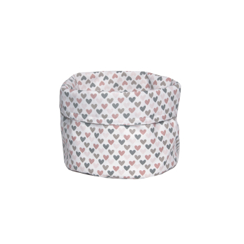 Krasilnikoff Brotbeutel & Brotkorb "Konfetti hearts"