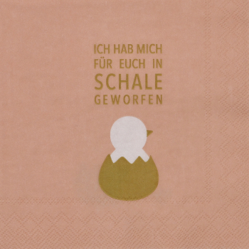 Cocktailserviette "Ich hab mich für dich in Schale geworfen" von Räder