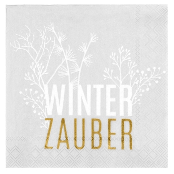 Cocktailserviette "Winterzauber" von Räder