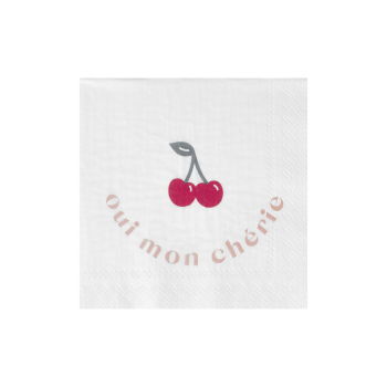 Cocktailserviette "Oui mon cherie" von Räder