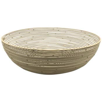 Dazz Decorative Bowl Cream 20 cm – Modern Wire Metal Bowl for Fruit & Decor