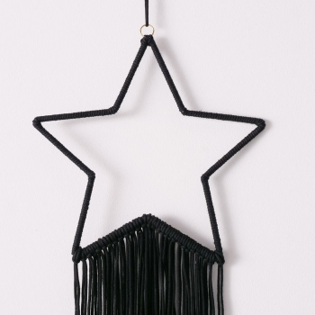 Preview: Wanddeko Stern "Makramee"