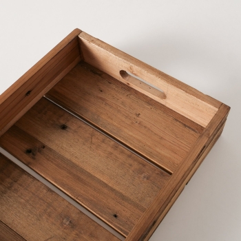 Wooden tray in 2 sizes