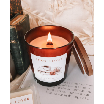 Duftkerze im Glas "Book Lover"
