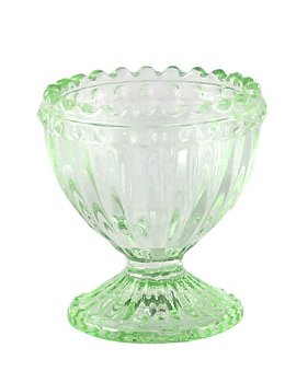 Eierbecher Felizia Struktur – Grün (H 6 cm)