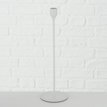 Candle holder "Malte" white in 3 sizes