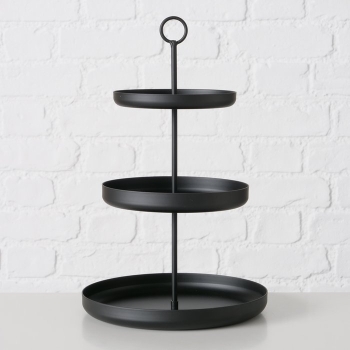 "Credo" étagère black made of metal