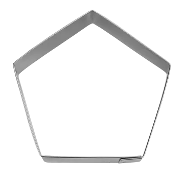 Ausstechform Fünfeck / Fußball-Muster (7 cm)