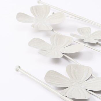 Preview: Gartenstab "Beta" Blumen creme