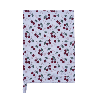 Geschirrtuch „Cherries“ – Baumwoll-Küchentuch mit Kirschen-Motiv 50x70 cm