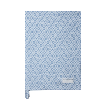 "Daisy Blue" Tea Towel – Cotton Kitchen Towel with Daisy Pattern 50x70 cm