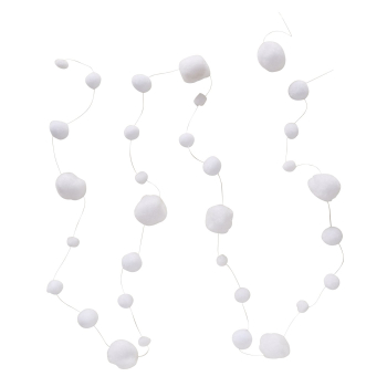 Schneeball Girlande