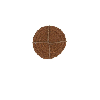 Untersetzer Set "Jute" rostbraun