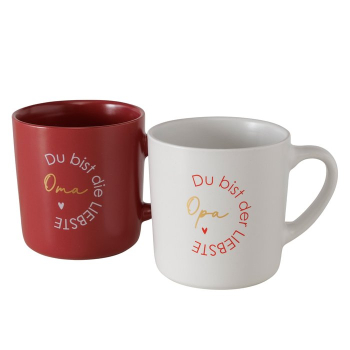 Preview: Becher „Familie“ 380 ml – Herzliche Tasse für Oma & Opa