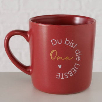 Preview: Becher „Familie“ 380 ml – Herzliche Tasse für Oma & Opa