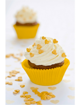Scattered décor "Hearts" gold