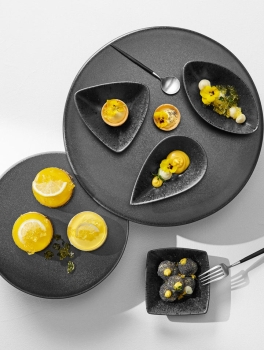 Cake plate, black by ASA