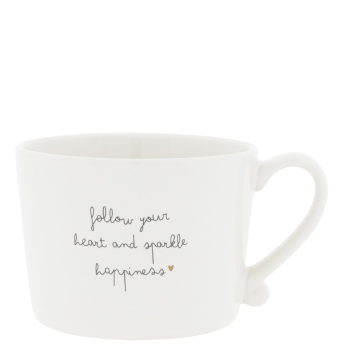 Cup, Tasse "Follow your heart" von Bastion Collections