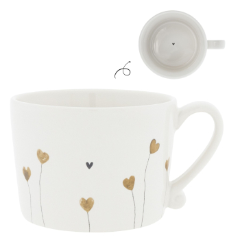 Cup, Mug "Hearts in Bloom" by Bastion Collections