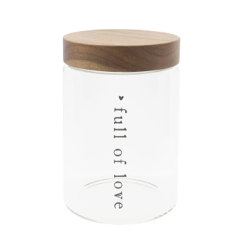 Preview: Vorratsglas "Full of love" von Bastion Collections