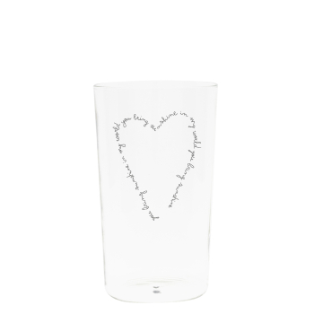 Großes Trinkglas, Tumbler Heart Sunshine von Bastion Collections