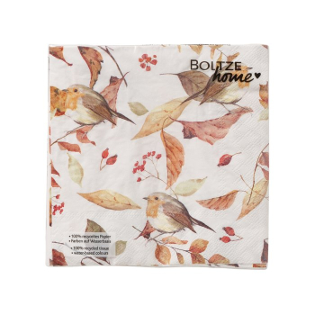 Preview: Herbstservietten "Kehly" Vogel