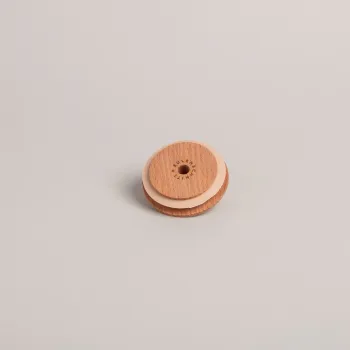 Preview: Deckel Herz für hohes Trinkglas von Eulenschnitt