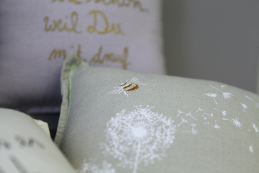 Preview: Minikissen mit Stickerei & Print