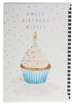 Geburtstagskarte "Sweet Birthday wishes"
