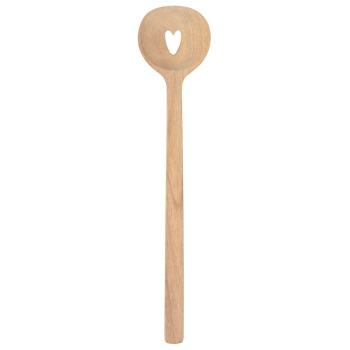 Wooden Cooking Spoon with Heart Cutout
