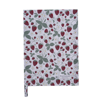 Krasilnikoff Tea Towel "Strawberry white"– Premium 100% Cotton Dish Cloth