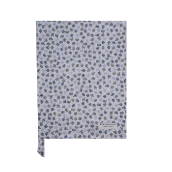 Krasilnikoff Geschirrtuch "Small twigs grey"– Hochwertiges Küchentuch aus 100% Baumwolle