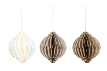 Honeycomb Paper Ornament – 10 × 11 cm