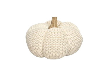 Kürbis gestrickt "Creme"