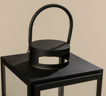 Preview: Laterne "Arana" schwarz in 3 Größen