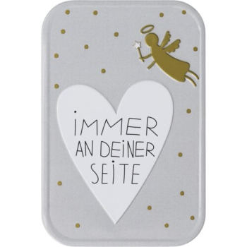 Magnet „Immer an deiner Seite“ | Dekorativer Kühlschrankmagnet mit Schutzengel-Motiv 8,9 × 5,9 cm