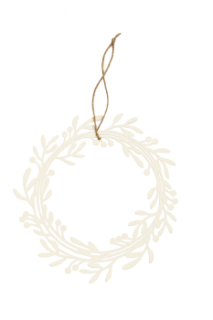 White Metalwreath