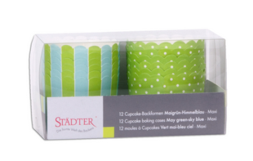Cupcakes /Muffin tins in green/blue