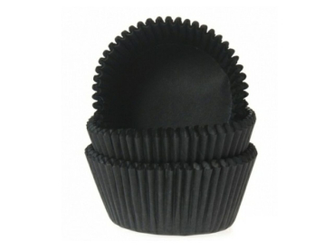 Muffinförmchen schwarz 48 Stück