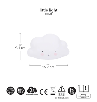 Night Light Cloud White