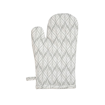 Krasilnikoff Ofenhandschuh "Flora grey"