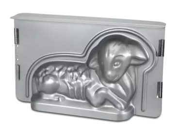 Städter 3D Easter Lamb Baking Mold – Large Motif Cake Pan for Traditional Baking (2300 ml)
