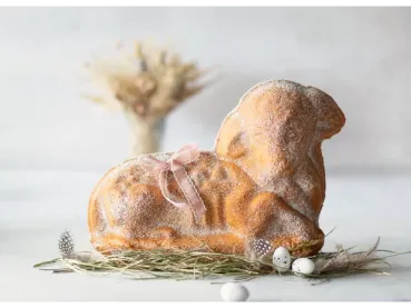 Städter 3D Easter Lamb Baking Mold – Large Motif Cake Pan for Traditional Baking (2300 ml)